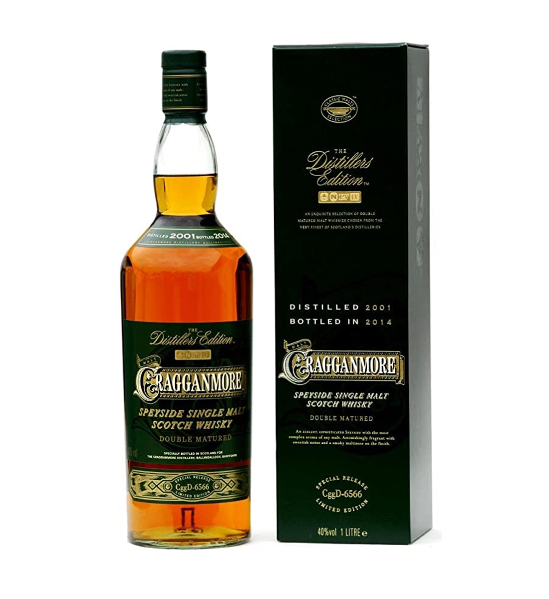 Whisky Cragganmore Distillers Edition 2001-2014 1L 2001-2014